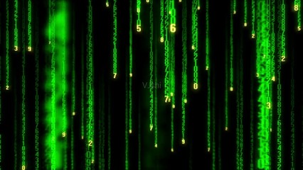 绿色数字代码流黑客帝国AE模板_1下载(编号:2610623)_AE模板
